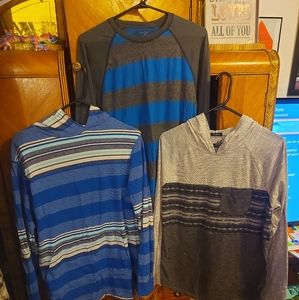 3 Mens long sleeved Tops